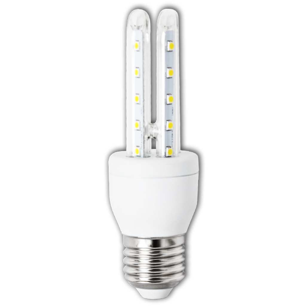 [B10108COF] LED U-shaped Bulb 2U E27 6W