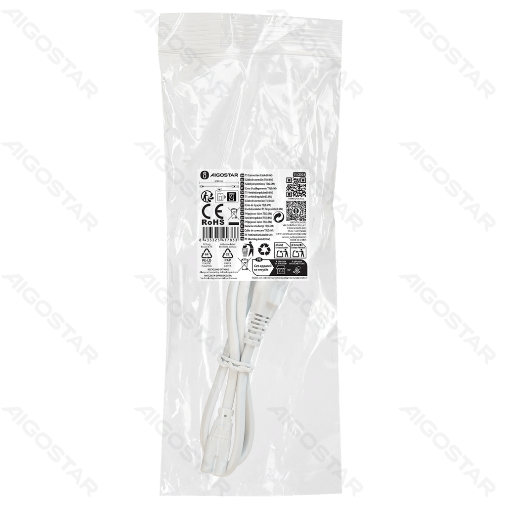 [B101114AW] T5 Câble de connexion 0.6M