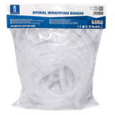 Spiralförmig gewickelte Bänder 10mm*10m Weiß