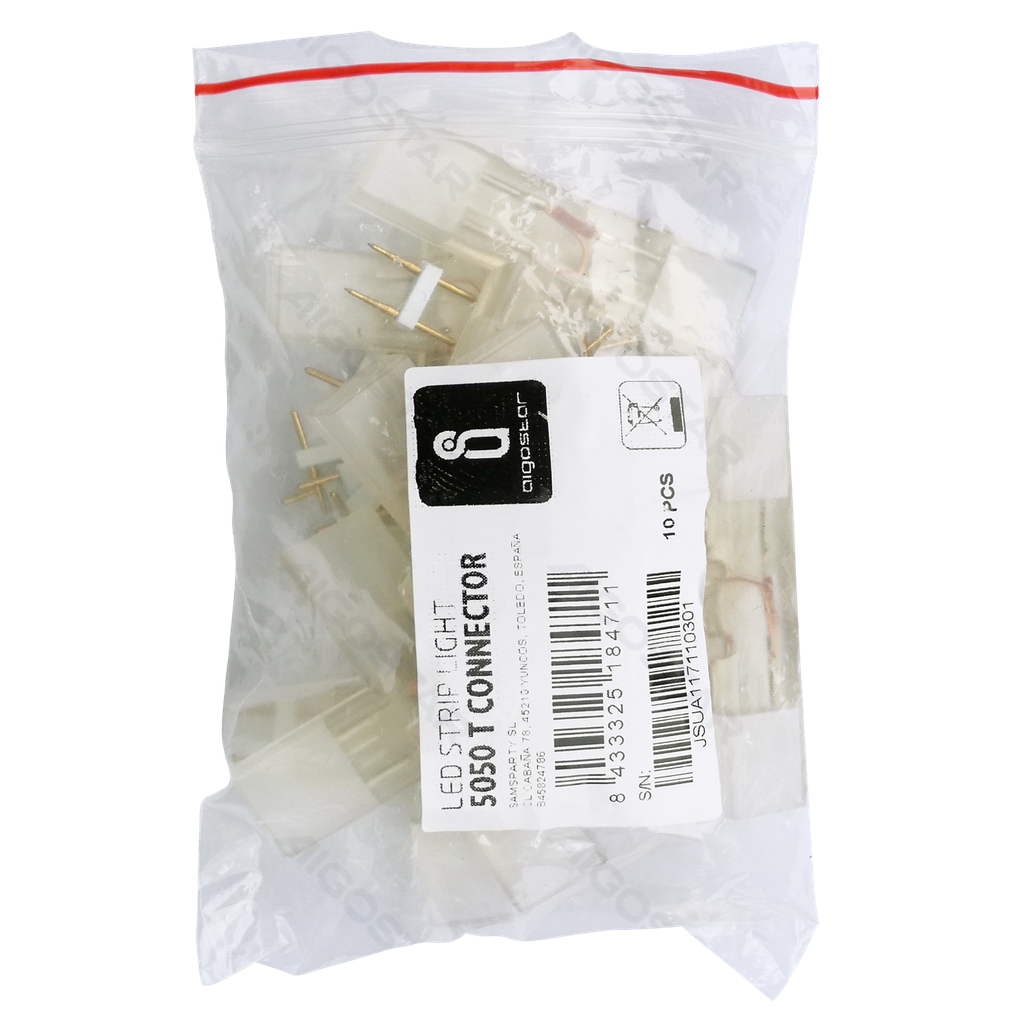 [B10302JSU] LED Strip 230VAC 5050 T-connector