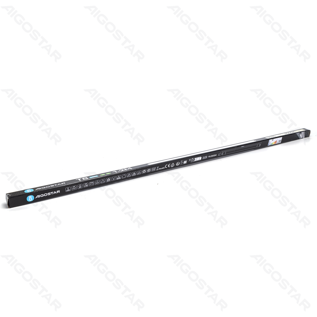 Aigostar LED half aluminium kunststof T8 buis 1,2m 11W 4000K 185lm/w