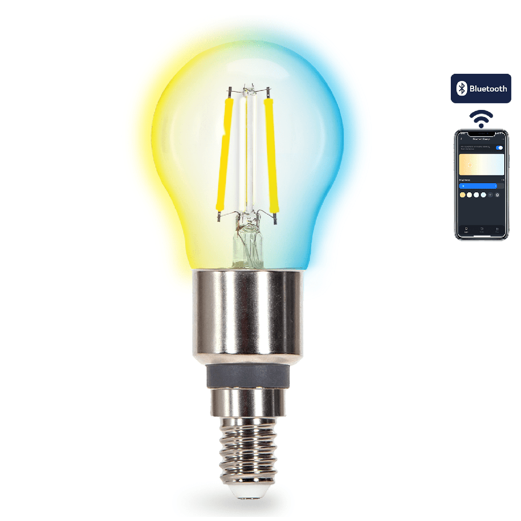 [S10301K89] Bluetooth Mesh Smart Filament Bulb G45 4.5W CCT