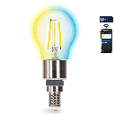 Aigostar Bluetooth Mesh Smart Filament Lamp G45,4.5W CCT