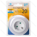 LED sensor nachtlampje 0,6W 3000K