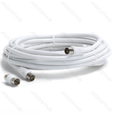 RG6U TV-kabel met male-to-male connectoren en accessoires 5m