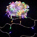 Guirlande lumineuse plate à piles 3AA, RVBJ, 10m ,IP20 Intérieur