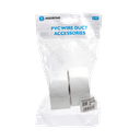 Goulotte Carrée PVC Coude Externe Blanc 40*40mm 4 unités