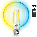 Aigostar Bluetooth Mesh Smart Filament Lamp G125,6W CCT