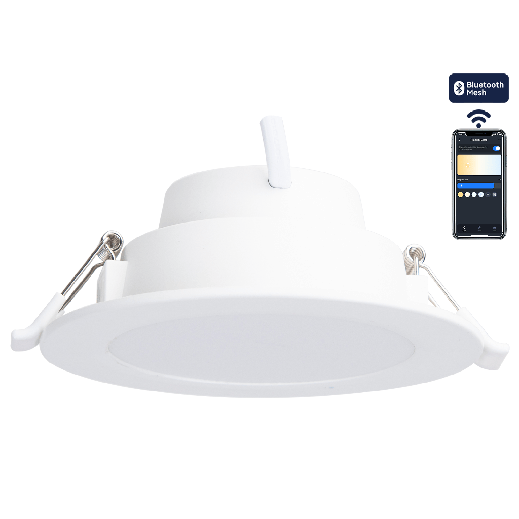 [S10304PO3] Slim downlight met bluetooth-netweefsel 6W CCT