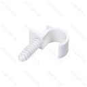 Aigostar PVC-buisklem met enkele haak en expansieschroef Φ 20 mm