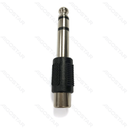 Aigostar Audio/Video Connector 6.35 Mann naar RCA Vrouw Zwart