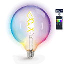WiFi WB Slimme Filament Lamp G125 E27,4.9W RGBW