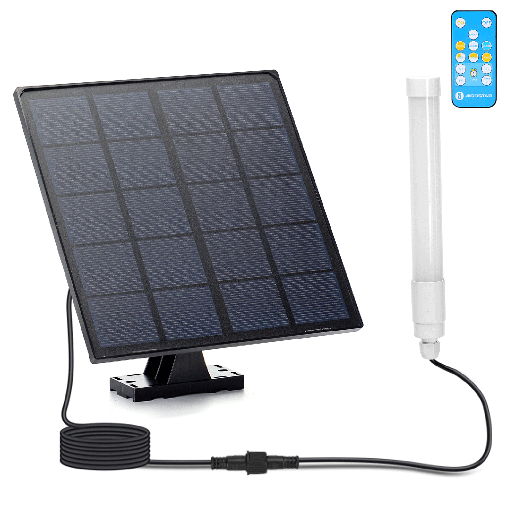 Aigostar LED lichtbuis op zonne-energie 50W 3000K/4000K/6500k