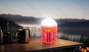 Mückenschutz-Campinglampe 200 lm violettes Licht + weißes Licht USB-Aufladung orange