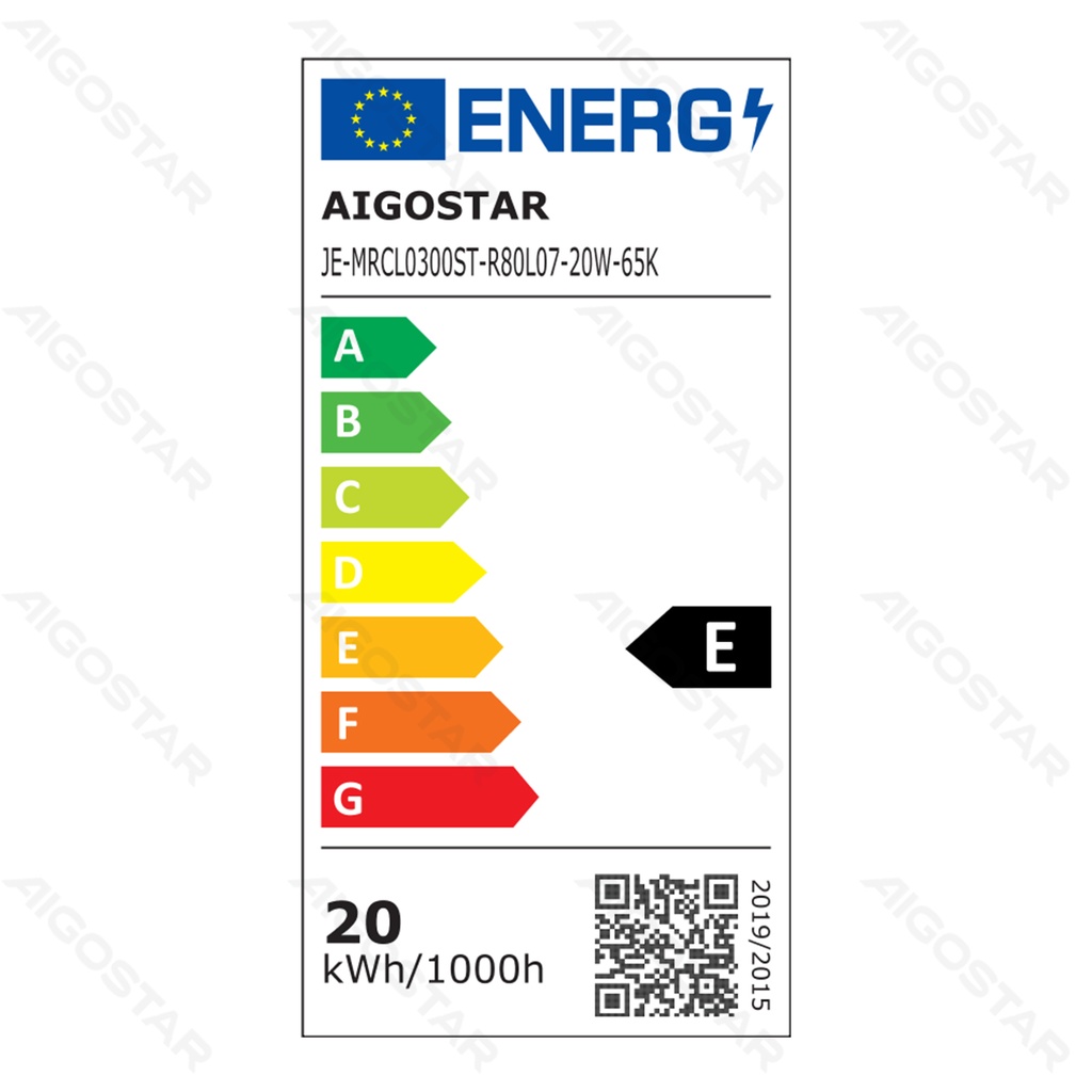 Aigostar LED-PLAFONDLICHT 20W 2200lm 6500K