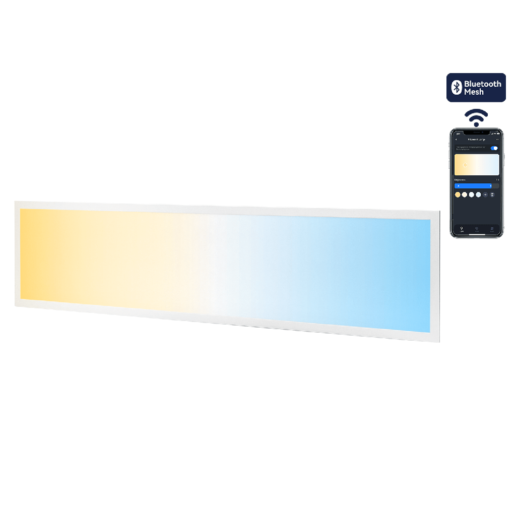 [S10304OM0] Bluetooth Mesh Smart Panel Light CCT 295*1195