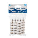 Lasklemmen PC5 (6mm) (5 stks) doorzichtig & brons