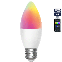 WB Ampoules intelligentes C37 E27,6.5W RGB+CCT