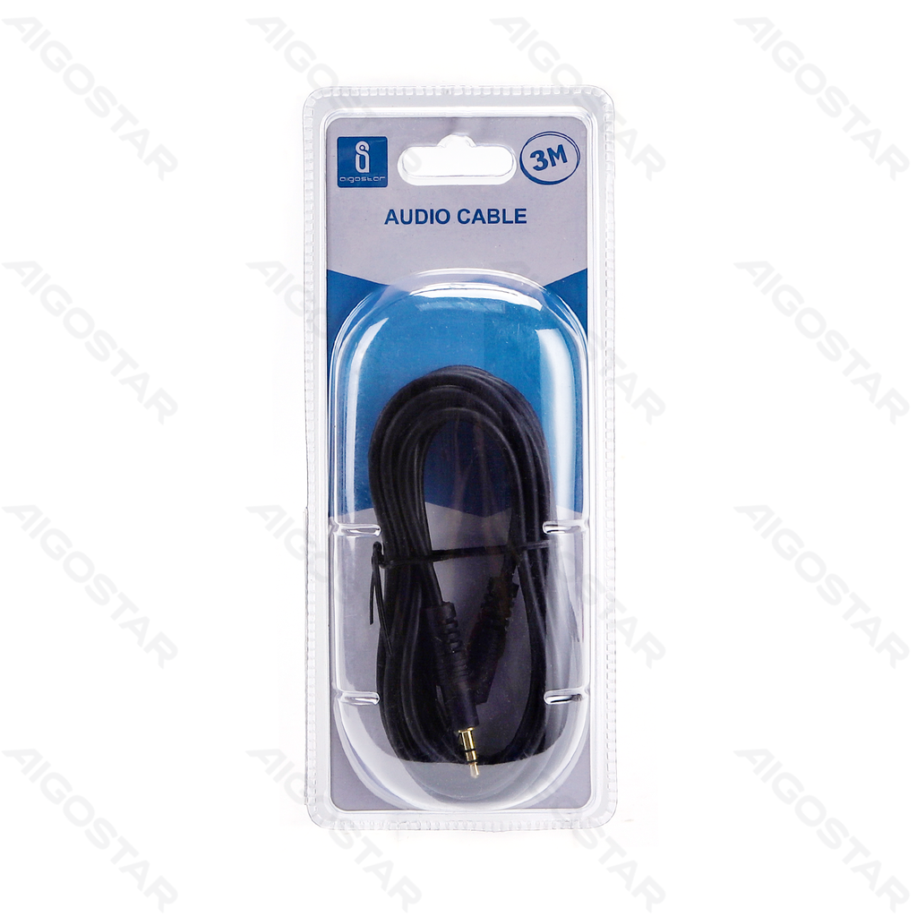 [B20104NMY] Audio Cable 3.5 Male to 3.5 Male 3m Black
