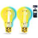 Aigostar Bluetooth Mesh Smart Filament Lamp A60,6W CCT 2st met afstandsbediening