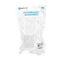 Connecteur PVC Goulotte Carrée Blanc 60*40mm 4 unités