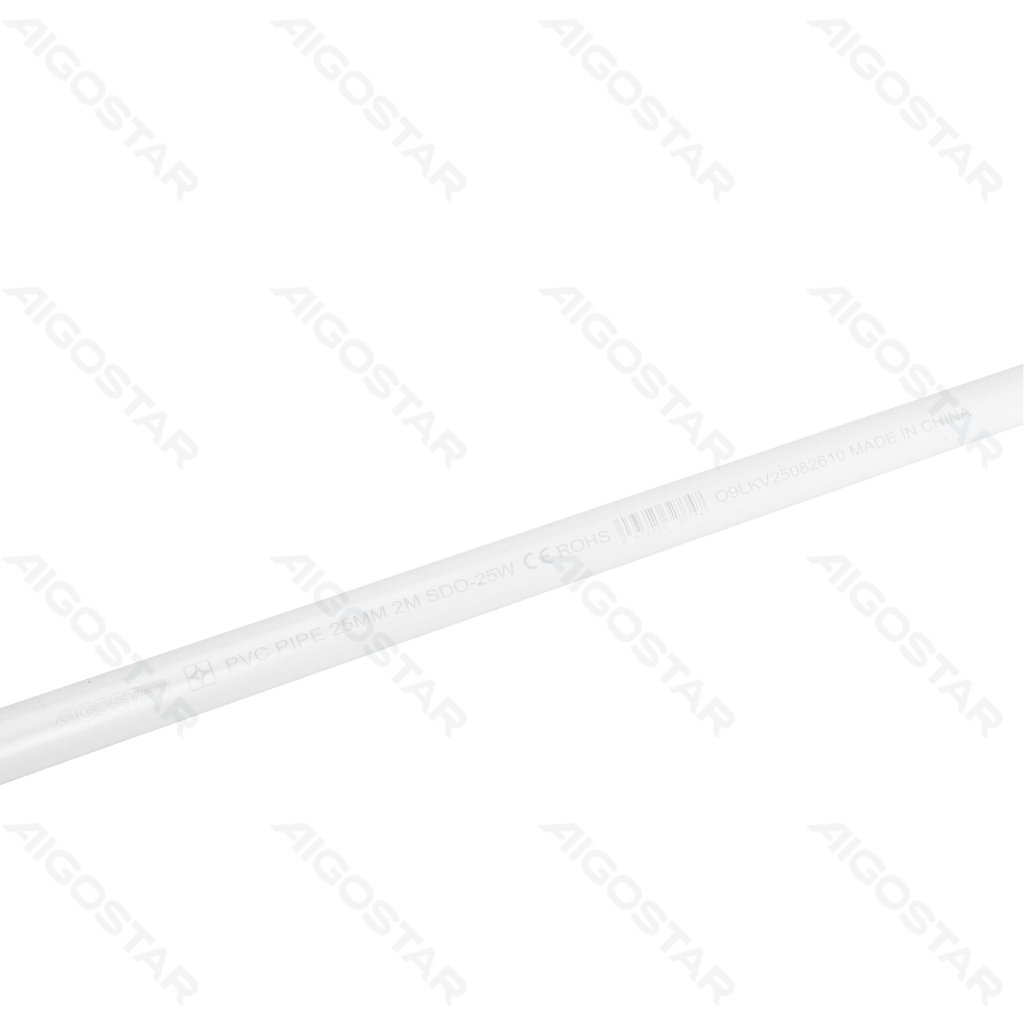[B20104O9L] Aigostar PVC buis rond wit 25mm