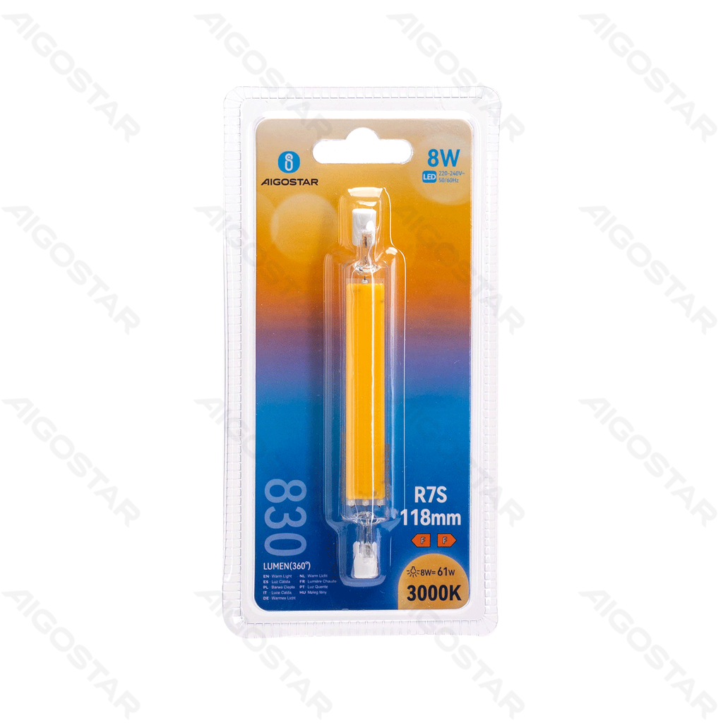 [B10110L0U] Aigostar LED Lampkralen R7S 8W