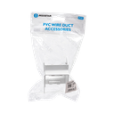 PVC Vierkante Kabelgoot Bocht Binnenhoek Wit 60*40mm 2st