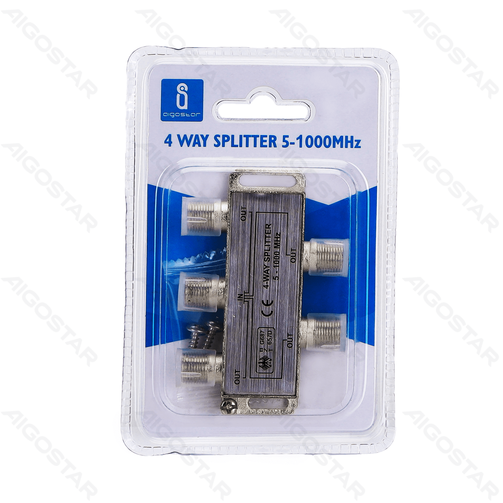[B20104KFS] SPLITTER MET 4 UITGANGEN / 5-1000MHz