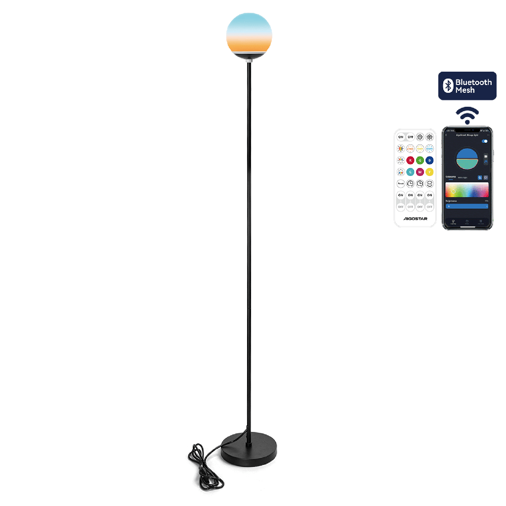 [S10303PI8] Bluetooth Mesh Mirage-Bodenleuchte 8 W RGB+CCT