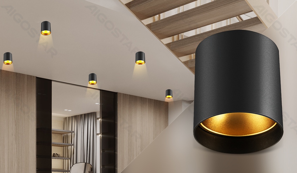 [B10405BJ2] Metalen Enkele Opbouw Downlight GU10*1 (Zonder lichtbron)