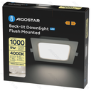 E6 LED-Unterputz-Downlight, quadratisch, 9 W, natürliches Licht