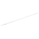 Surface-mounted LED strip channel, 1m, white