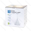 Aigostar IJzeren Hanglamp (Zonder Lichtbron) Wit E27