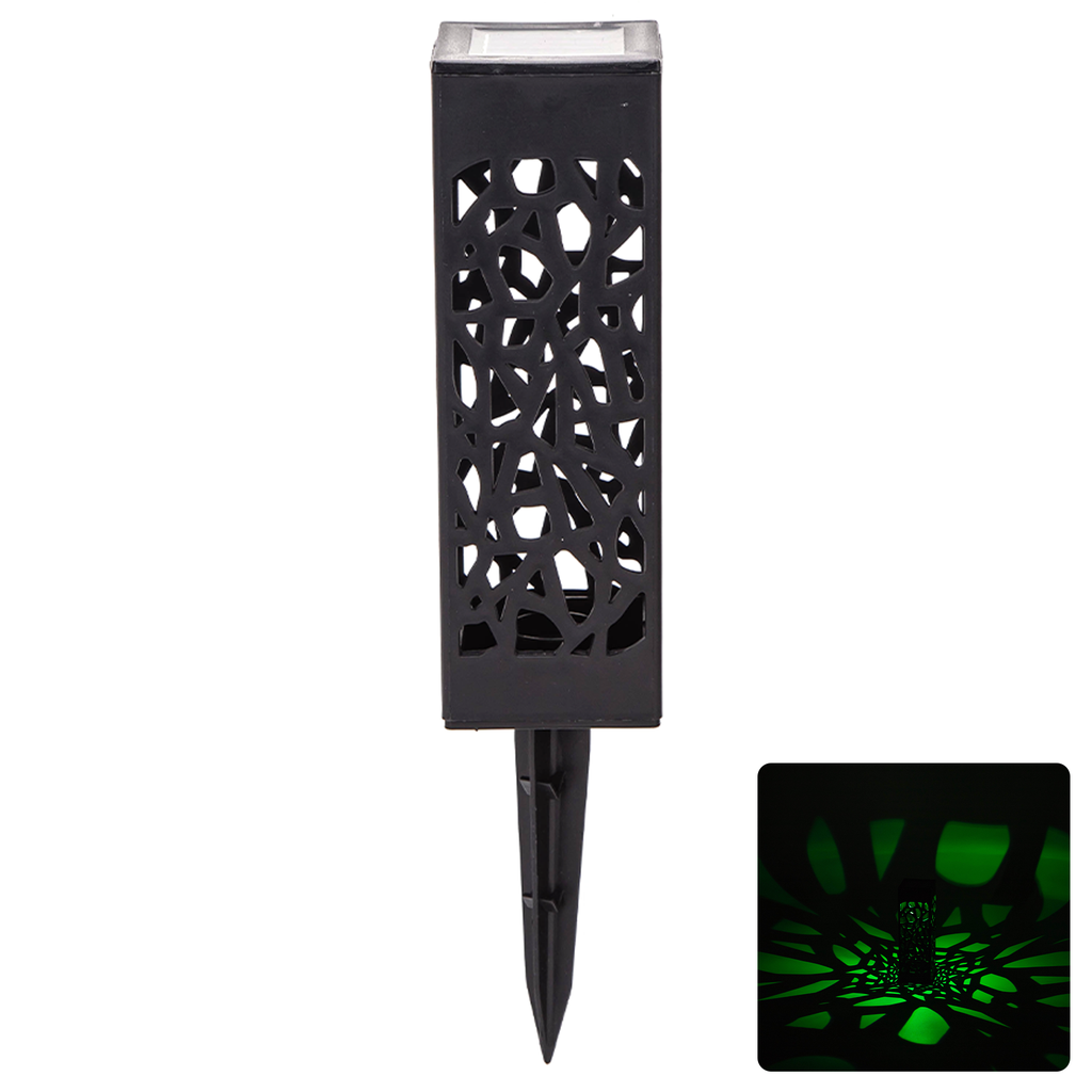 Aigostar LED Solar Sfeervolle Gazonverlichting Kunststof Hol RGB