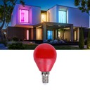 Ampoule LED colorée rouge G45 E14,4W