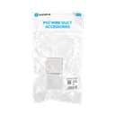Connecteur PVC Goulotte Carrée Blanc 40*25mm 4 unités