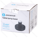 Aigostar Table lamp Iron Cylinder Black E27 Without bulb