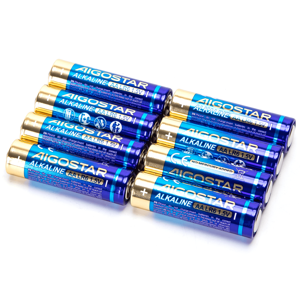 Aigostar Alkaline Batterij LR6 (AA) 1.5V 8st