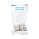 PVC Vierkante Kabelgoot Eindkap Wit 40*40mm 4st