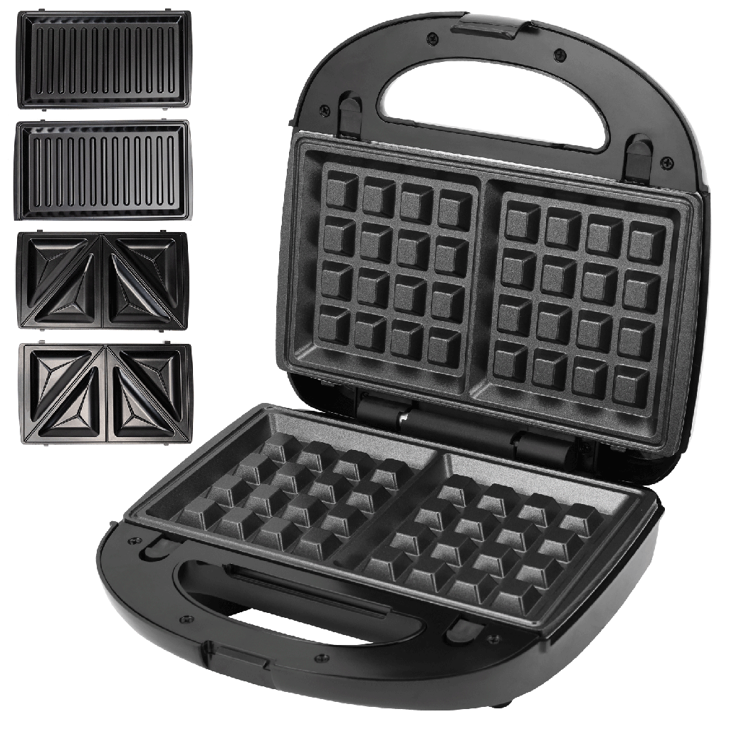 Aigostar 3-in-1 Tosti/Wafel/Grill 800W