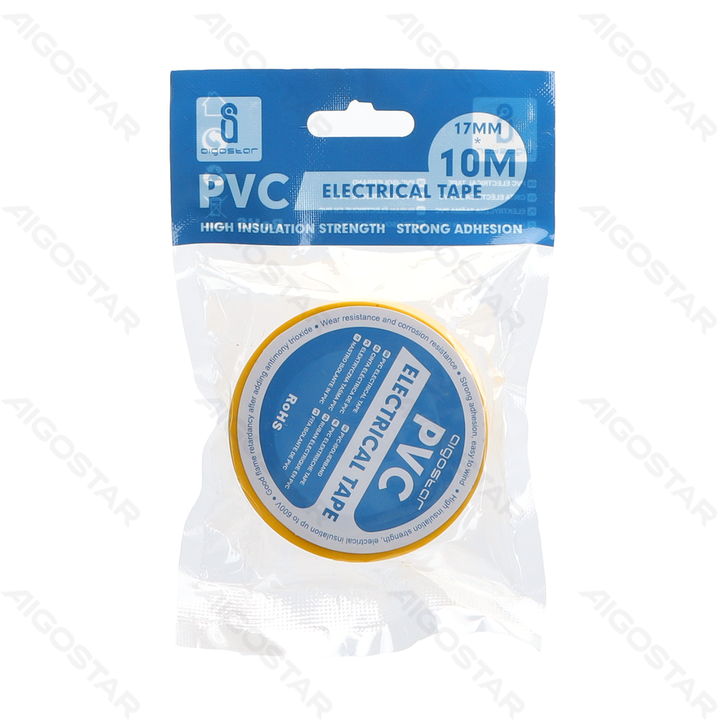 [B20104VJV] PVC Electrical Tape 0.13*17*10M Yellow