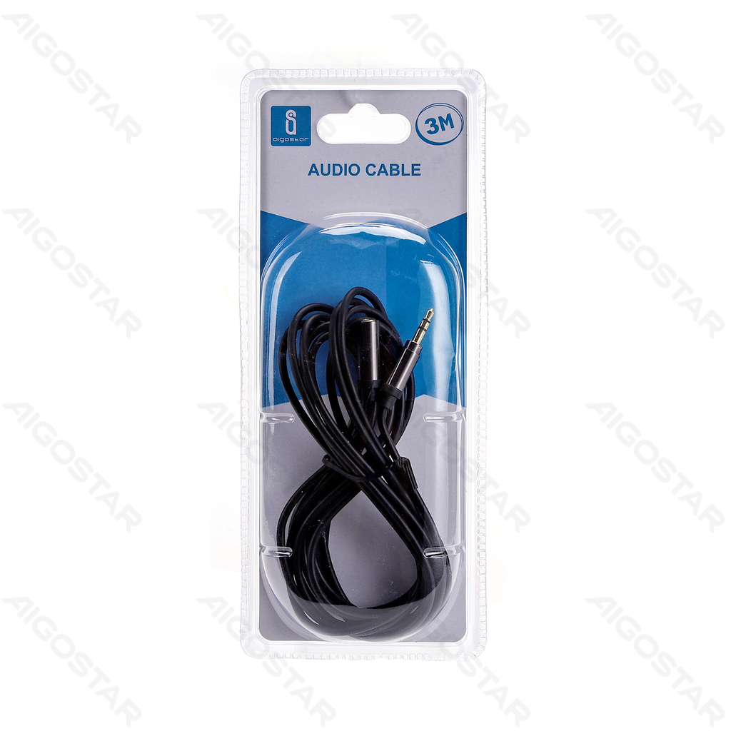 [B20104NMV] Audio Cable 3.5 Male to 3.5 Female 3m Black