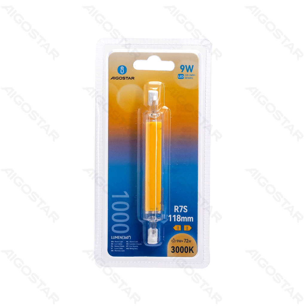 [B10110L0W] Aigostar LED Lampkralen R7S 9W