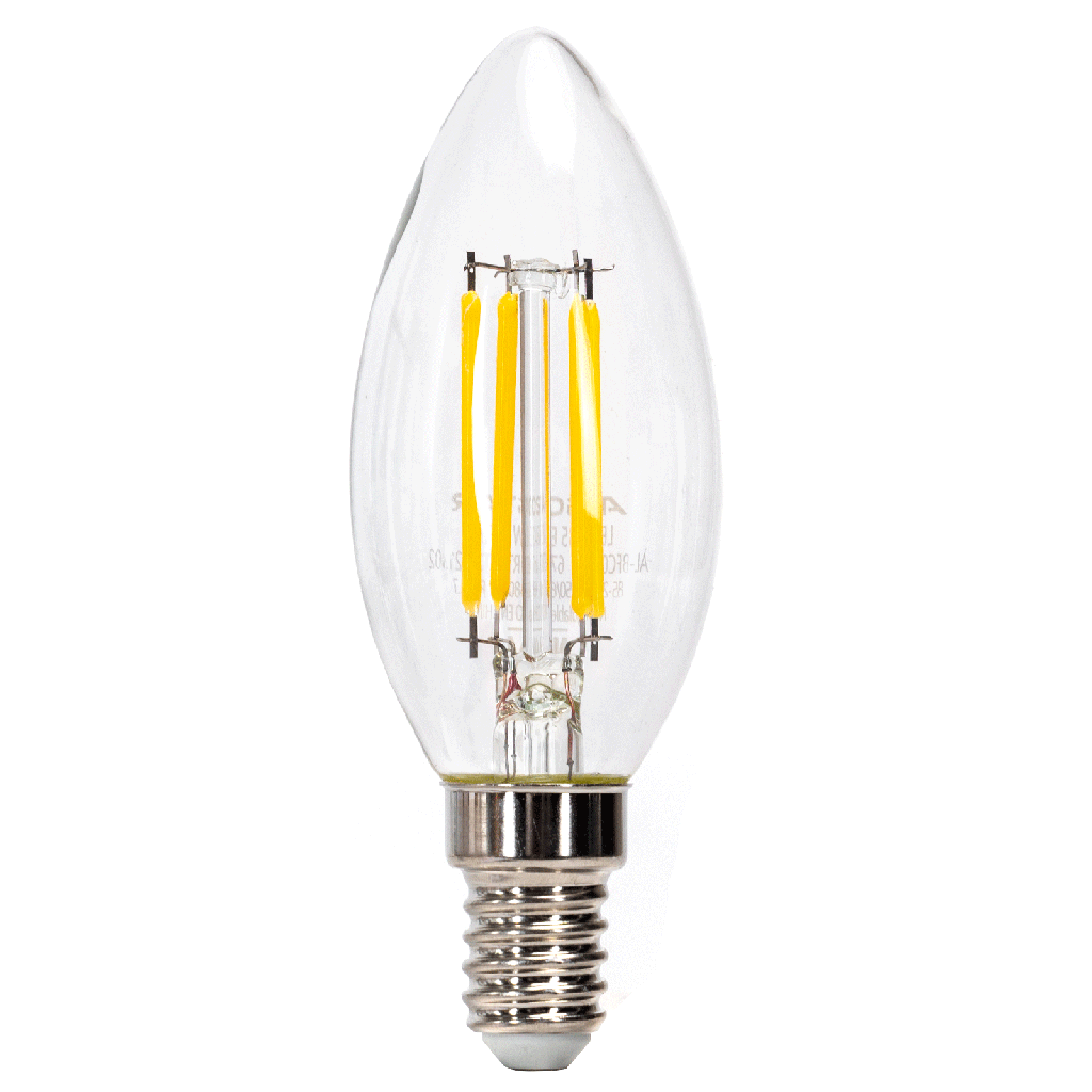 [B10106QP9] Aigostar LED Gloeilamp (Helder) C35 E14,8W