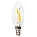 LED-Glühbirne (klar) C35 E14 8W