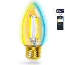 Aigostar Bluetooth Mesh Smart Filament Lamp C35,4.5W CCT