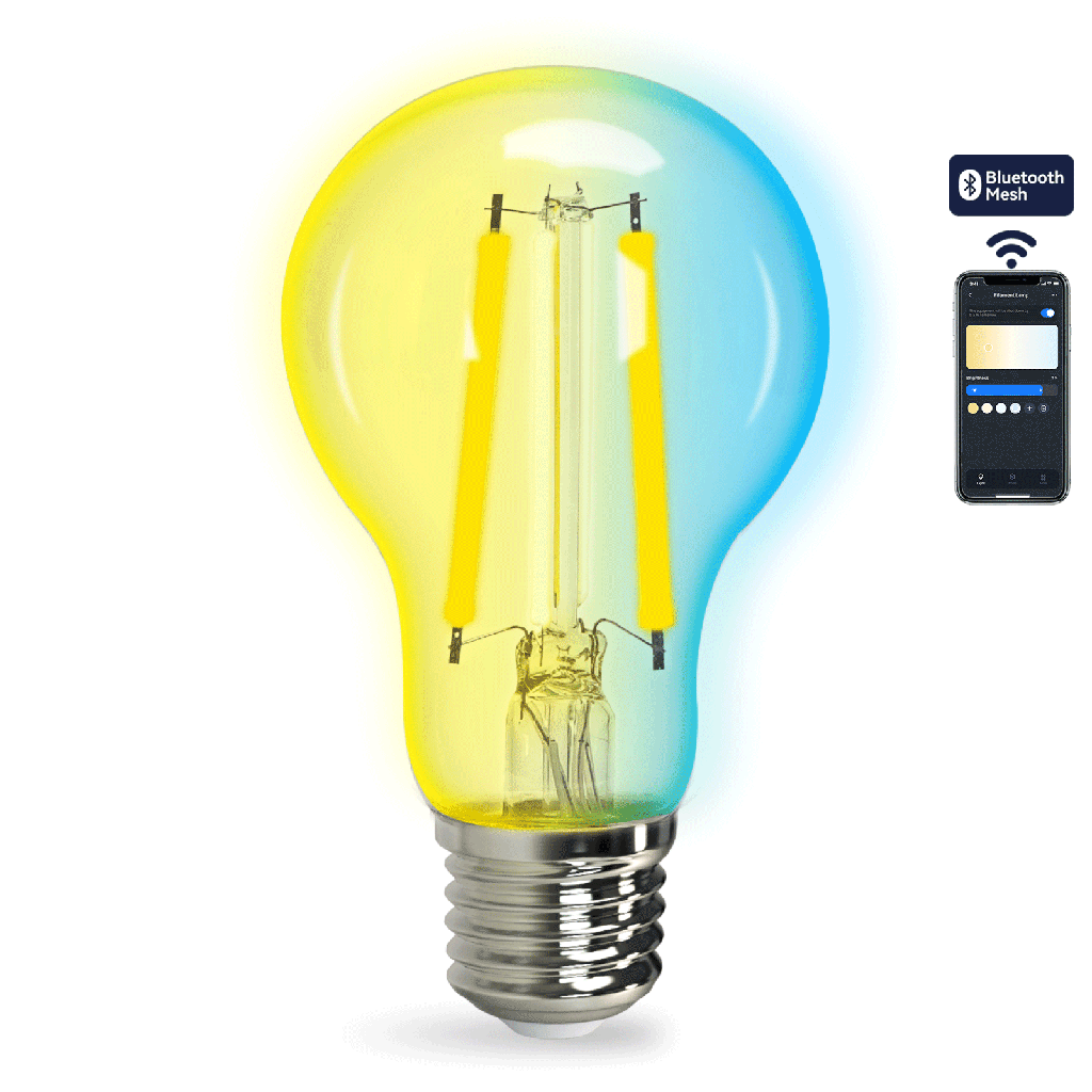 [S10301K7Y] Bluetooth Mesh Smart Filament Bulb A60 6W CCT