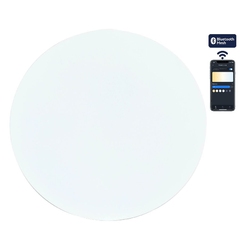 [S10303PO5] Slimme wandlamp met Bluetooth-netweefsel CCT 12W Wit