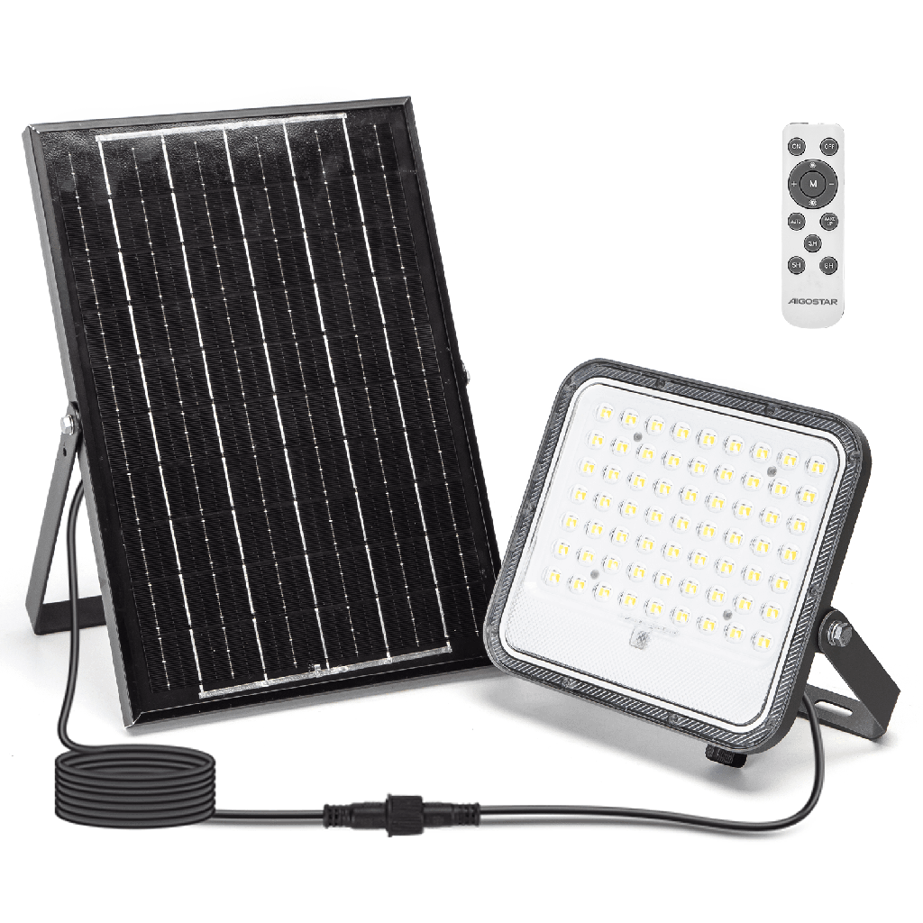 [B1020133J] Aigostar Breedstraler op zonne-energie 2m 100W CCT